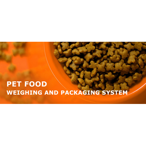 Sistema de pesagem e embalagem de alimentos para animais de estimação